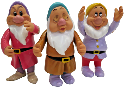 Vintage 1992 Disney Snow White's Seven 7 Dwarfs 6