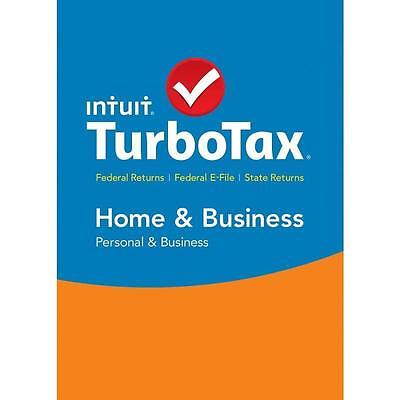 Best Price for Intuit TurboTax 2016 Home  Business 2016  BRAND NEW SEALED MAC AND WINDOWS