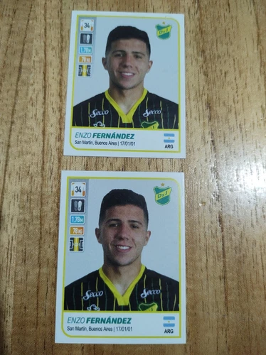Enzo Fernandez First Rookie Sticker (2021) Panini - Invest Chelsea, Real Madrid