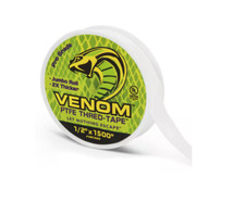 Venom 3/4" Pipe Thread Tape 3/4" X 520" VM520 PTFE Tape Pipe Tape 4 PACK
