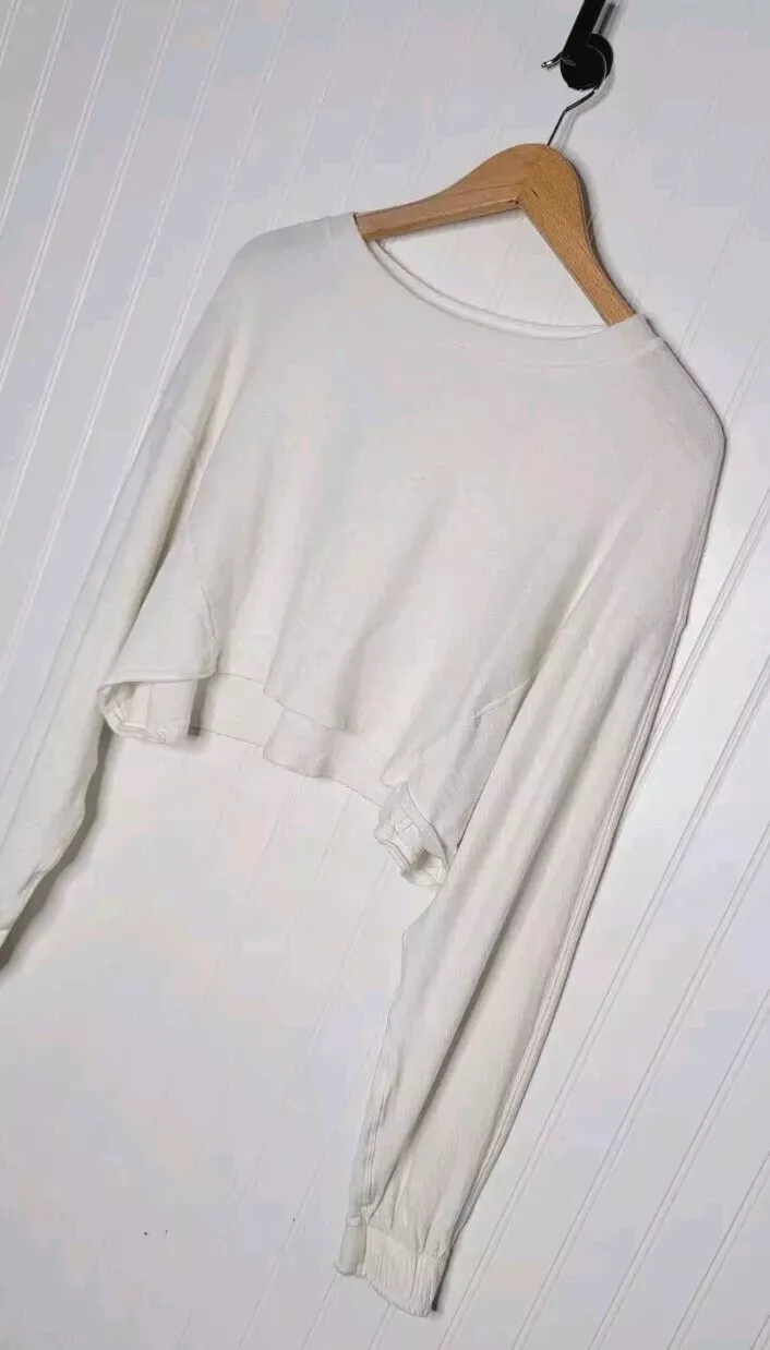 free-people-movement surfside crop sweatshirt