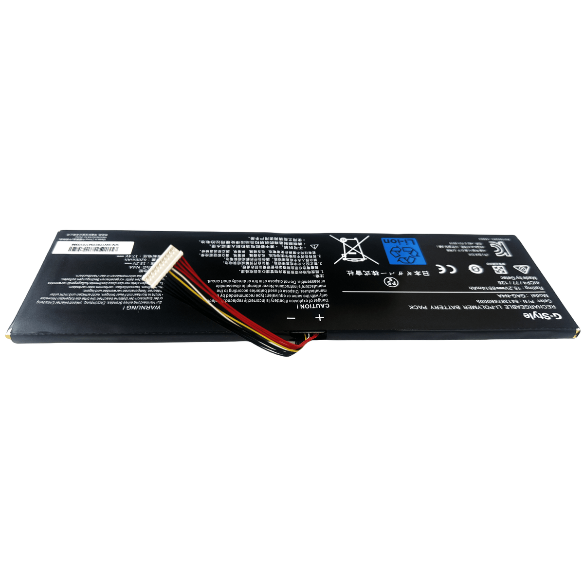 Gigabyte AORUS 15 XE5 RX5P Original GAG-N4A Battery 15.2V 6514mAh 99Wh Gigabyte AORUS 15 XE5 RX5P Original GAG-N4A Battery 15.2V 6514mAh 99Wh