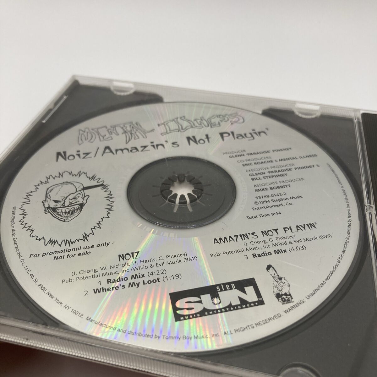 Mental Illness: Noiz/Amazin's Not Playin: CD Single Mental Illness: Noiz/Amazin's Not Playin: CD Single