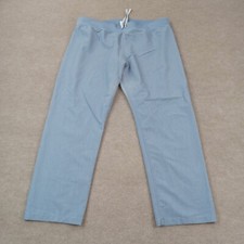 Figs Scrub Pants Mens XXL 2XL Blue Drawstring Stretch Technical Collection