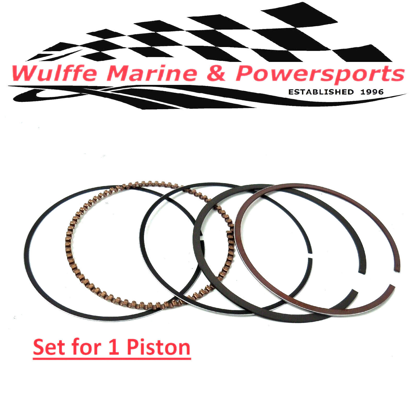 WISECO 3347XC 85.00mm Piston Ring Set For HONDA TRX400EX - Wiseco Pistons Only - Foto 2