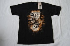 JOHNNY CASH GUITAR TEXT T SHIRT NEW OFFICIAL MAN IN BLACK RING OF FIRE CRY CRY 