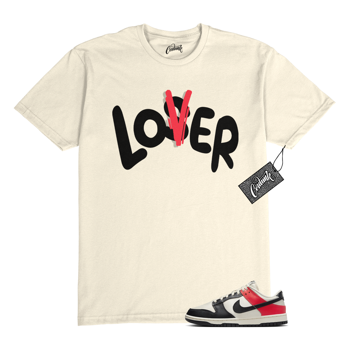 bright crimson color shirt