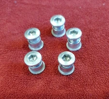 Vintage OFMEGA Chainring Bolts - Set of Five