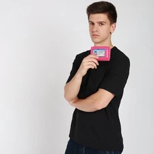 Leatherboss Leather RFID Identity Safe Double Zippered Accordion Wallet