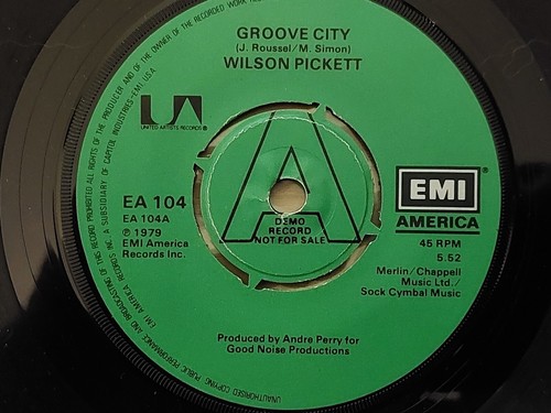 WILSON PICKETT..GROOVE CITY DEMO COPY 1979 EMI AMERICA SOUL / FUNK 7" EA 104 - Imagen 2 de 4
