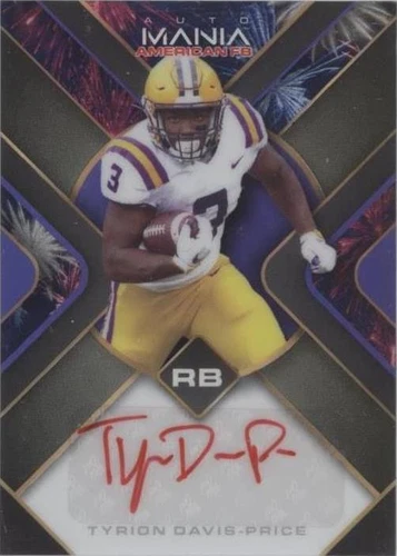 2022 Wild Card Auto Mania American Football Tyrion Davis-Price #AMA-TH97