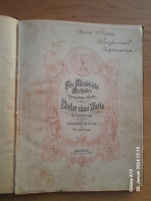 Klaviernoten Pianoforte