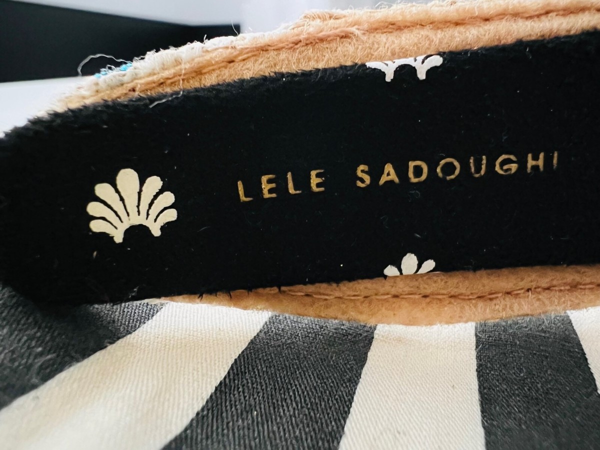 Lele Sadoughi Lace Linen Headband Beige | eBay