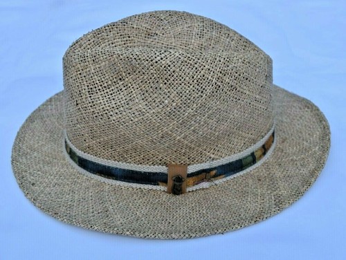 A Adams \u0026 Spire Straw Hat Fedora Size S 