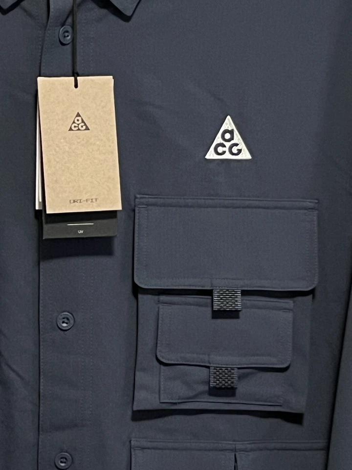 Nike ACG Devastation Trail Long Sleeve Shirt UV DriFit DN3936-437 Men’s L Large - Image 2 of 4