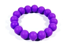 Lil' Jumbl BPA Free Baby Teething Bracelet BT002 Purple