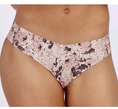 SPANX Under Statements Dog Light As Air Rose Garden Thong Panty Womens Plus 3X