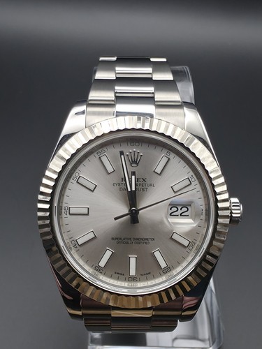 Rolex 116334 Datejust 41mm  Silver Dial Stainless Steel Automatic