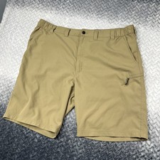 Wrangler ATG Shorts Classic Flex Waist Mens 44 Brown Cargo Zip Hiking Trail
