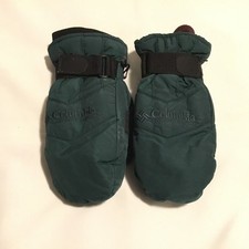Columbia Men s Mittens M Green W/ Finger Glove Liners Outdoor Grip Palm