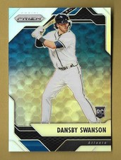 DANSBY SWANSON 2017 PANINI PRIZM SILVER ROOKIE RC CARD #6 MLB CUBS STAR!
