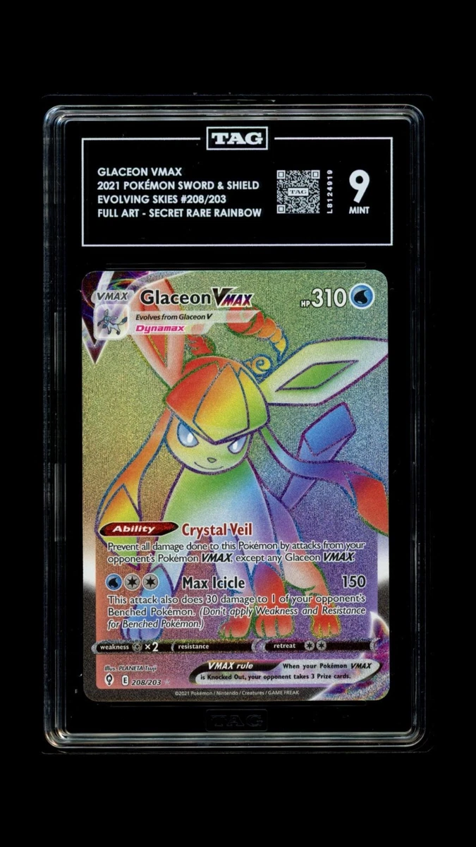 Preços baixos em Cartões TCG de Pokémon Glaceon VMAX | eBay