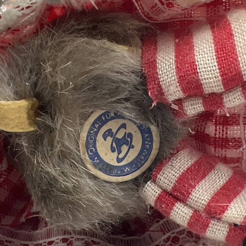 Vintage Original Fur Animals Made In West Germany Raggedy Ann and Andy Mice - Picture 3 of 13