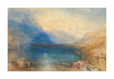 J.M.W. Turner The Lake of Zug : Archival Quality Giclée Art Print 1843