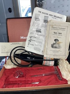 Antique Master Appliance White Cross Electric Vibrator
