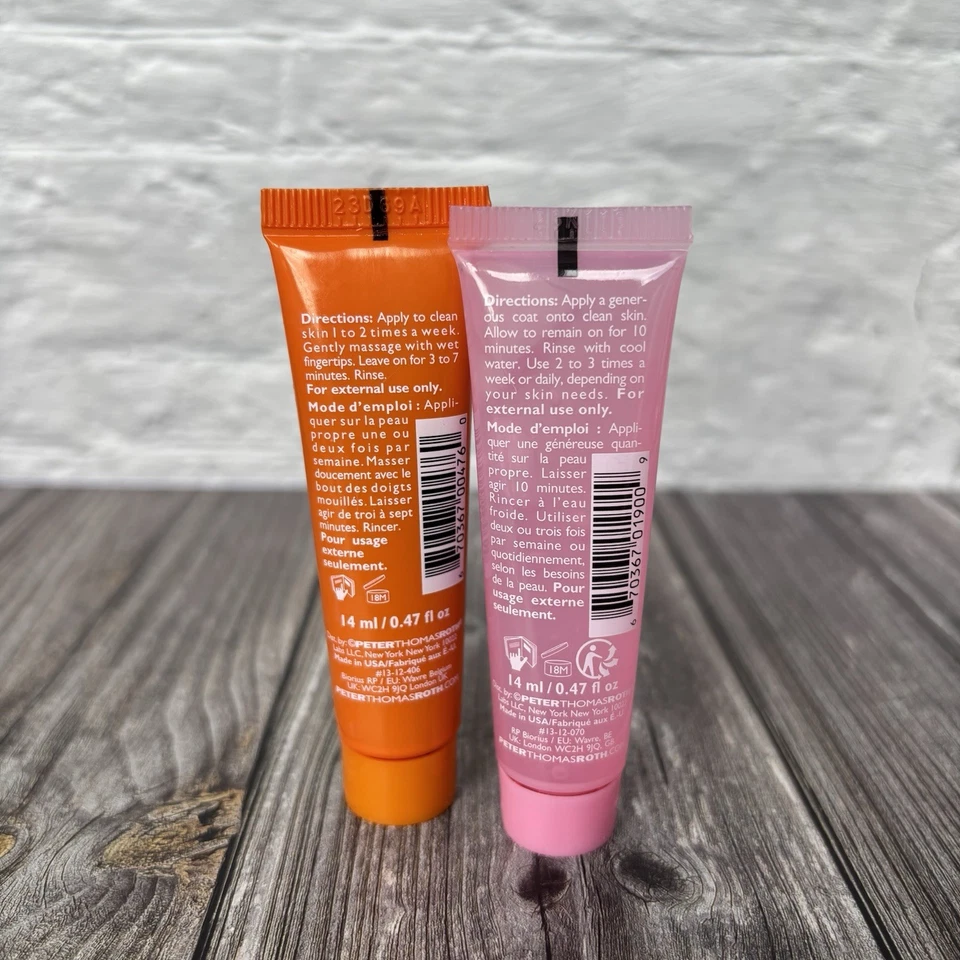 Peter Thomas Roth Mask Duo - Pumpkin Enzyme + Rose Stem Cell - 14ml Each - New - Image 2 of 3