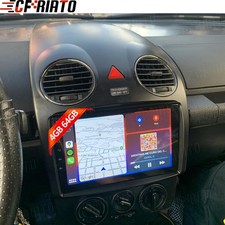 9" CarPlay 4G+64GB Android 15 Autoradio GPS Navi WIFI FM Für VW Beetle 2004-2010