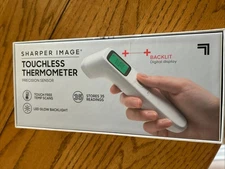 NEW Sharper Image Touchless Thermometer Precision Sensor Kids Toddlers Babies