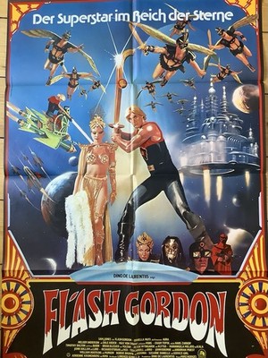 Flash Gordon 1980 Original Kinoplakat DIN A1