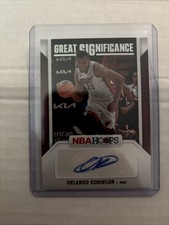 2024-25 Panini NBA HOOPS Great Significance Orlando Robinson #GS-ORH (AU)
