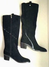 NWOB Marc Fisher Ladies Suede Black Boots Size 9M