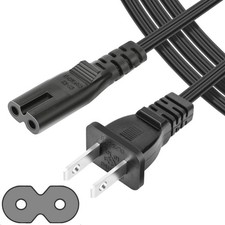 6FT Long Power Cable/Cord/Wire Compatible with USB C Charger Block, Black