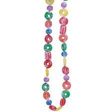 Kurt Adler Christmas Decoration, Plastic Frosted Candy Garland, 6ft