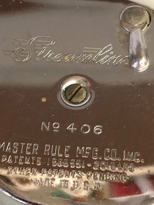 Vintage Streamline Master Rule Measuring Tape No 406, WORKS(740)