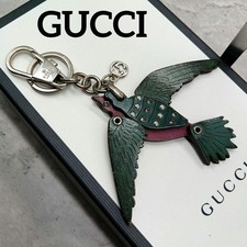 Gucci Rhinestone Swallowtail Keychain Keyring