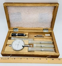 Takachiho Seiki Small Hole Dial Bore Gauge Set With Teclock 0.0001” Indicator