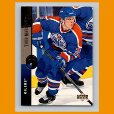 Todd Marchant #323 1994-95 Upper Deck Edmonton Oilers Hockey Card NHL