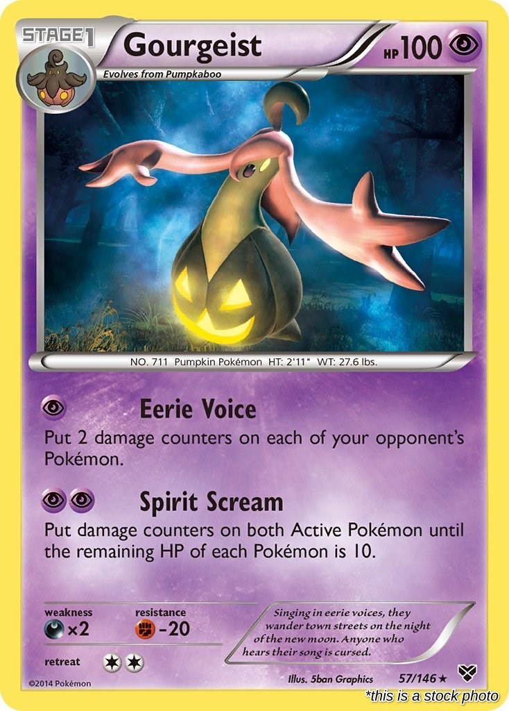 Gourgeist [XY - 57/146] Holofoil Pokemon LP