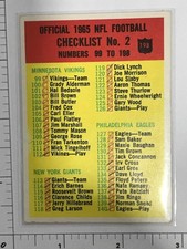 1965 Philadelphia Football Cards 10
