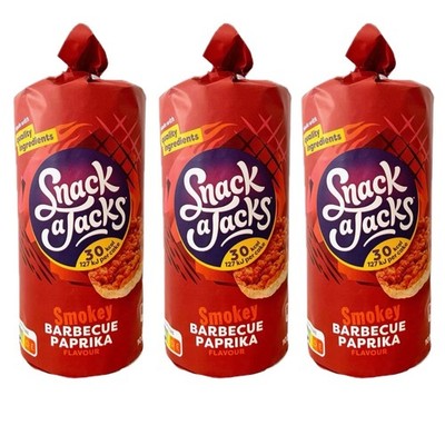 (61,46 EUR/kg) Snack a Jacks BBQ Paprika Multipack 3x 103g