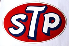 1966 STP VINTAGE ORIGINAL EXTRA LARGE "13 RACING STICKER DECAL NASCAR NHRA RARE 
