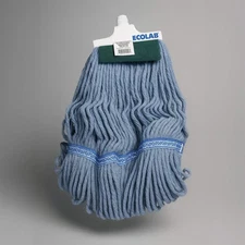 ECOLAB Grease Beater Mop Head 2X More Absorbent Than Conventional Mops Blue 8999