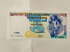 TOPOLINO PRESENTA BANCONOTE DI PAPEROPOLI 500 FANTASTILIARDI ROCKERDUCK BNL 1997