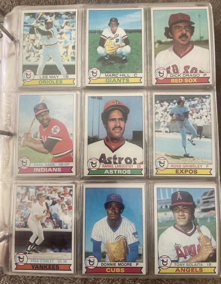 Conjunto completo de beisebol 1979 Topps 1-726 cartões EX-MT QUASE PERFEITO - Imagem 3 de 4