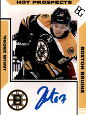 Jakub Zboril Signed Auto 2.5 x 3.25 Photo NHL Boston Bruins #2