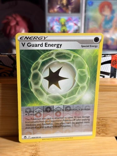 V GUARD ENERGY 169/195 Silver Tempest Uncommon Reverse Holo Pokemon TCG NM/M